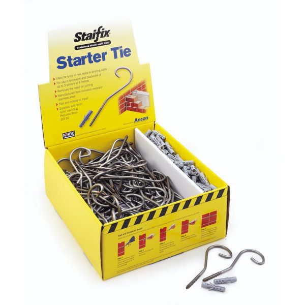 Staifix Screw In Tie (inc Plug) Sold As Each